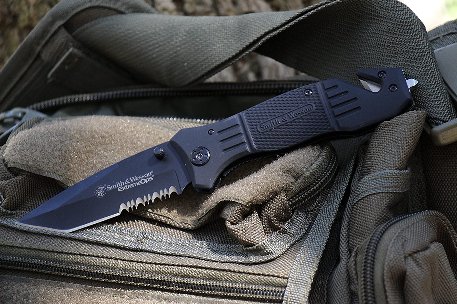 Smith & Wesson Extreme Ops Rescue Knife Outdoor Tactical Australia