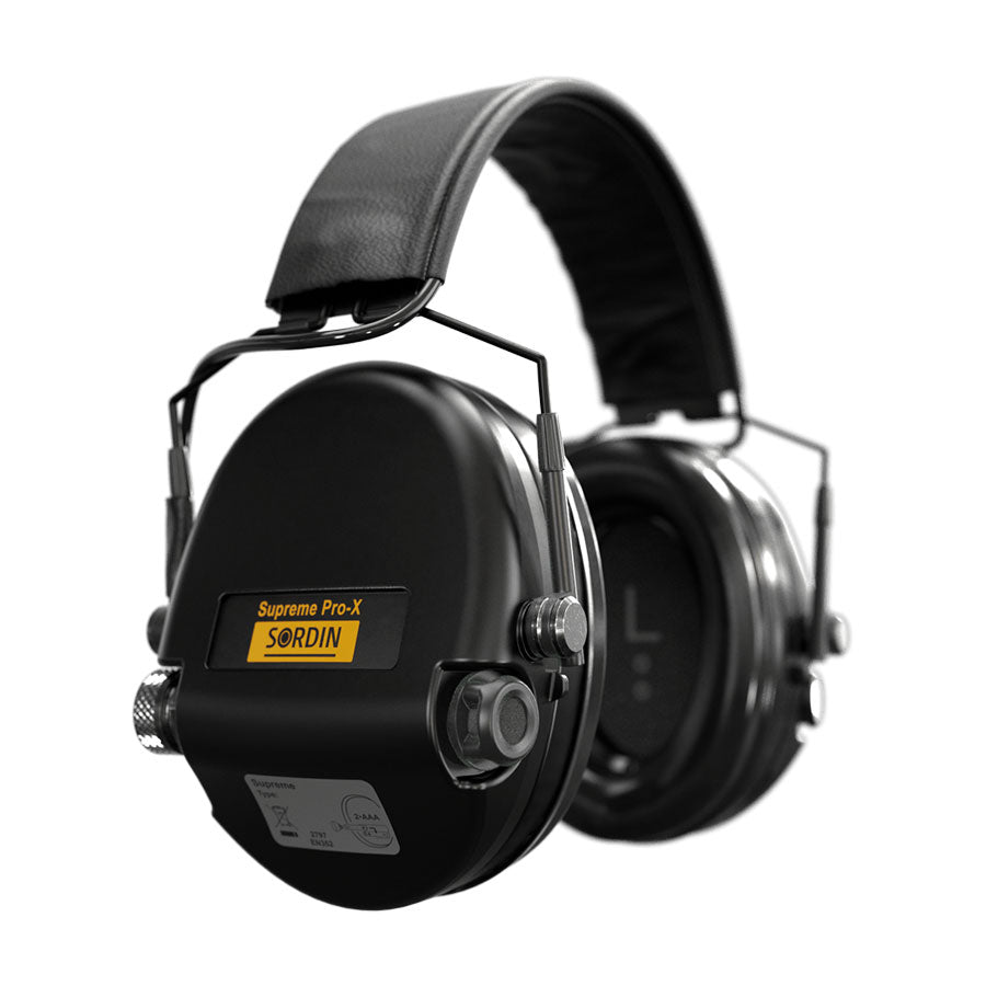 Sordin Supreme Pro-X SFA Slim Electronic Hearing Protecton Headband