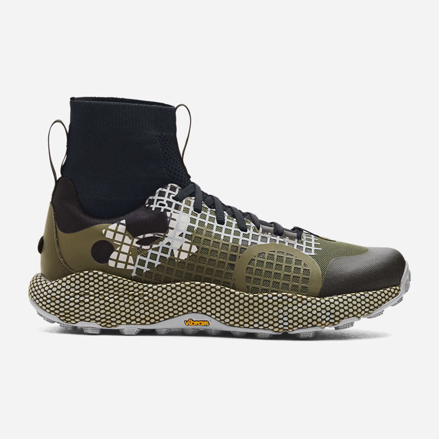 Under Armour Men's HOVR Ridge Trek Trail Running Shoes Marine OD Green and Black Outdoor Tactical Australia