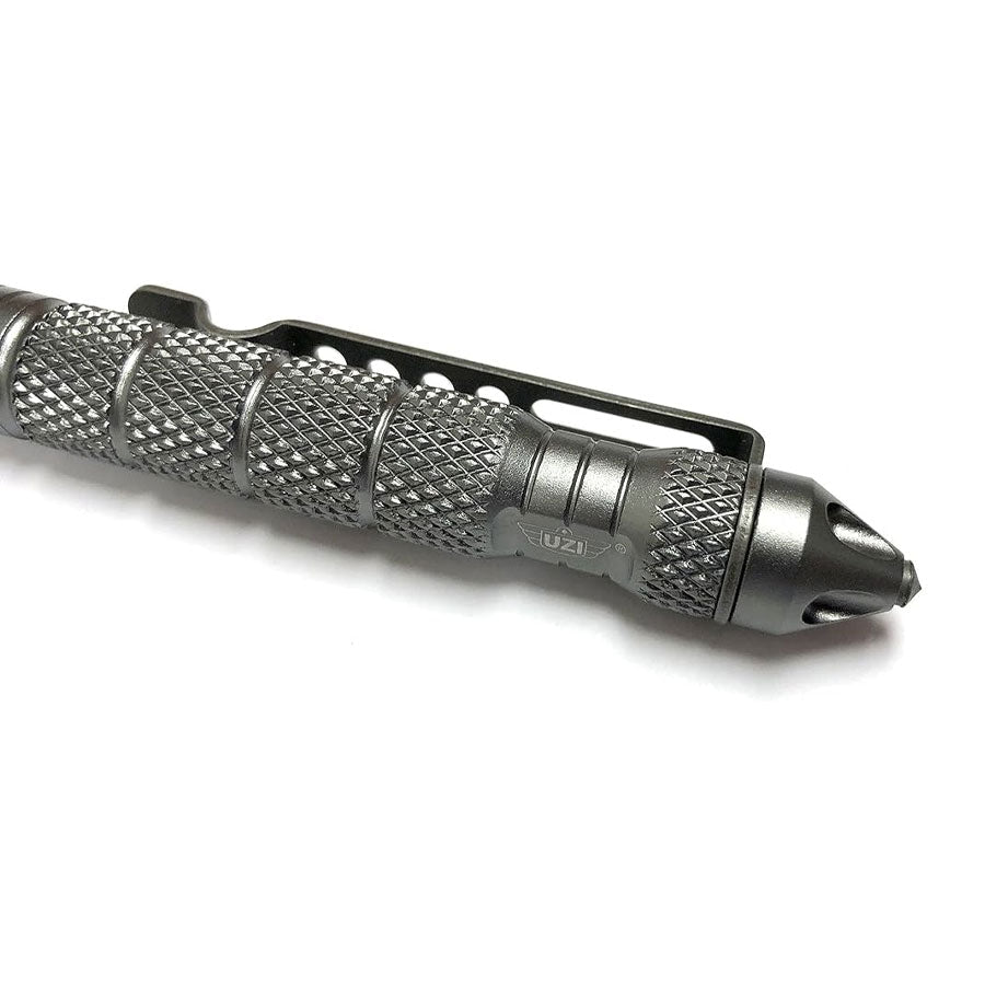 Uzi Tac Pen 2 with Glass Breaker Gun Metal Outdoor Tactical Australia