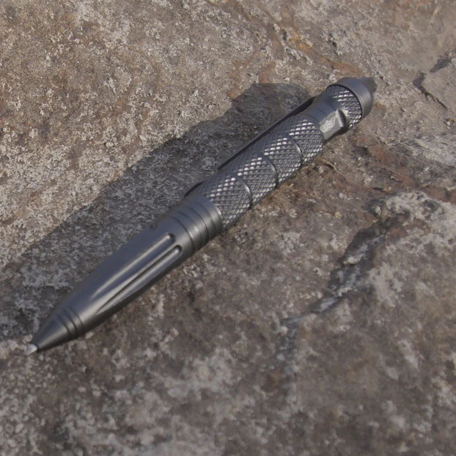 Uzi Tac Pen 2 with Glass Breaker Gun Metal Outdoor Tactical Australia