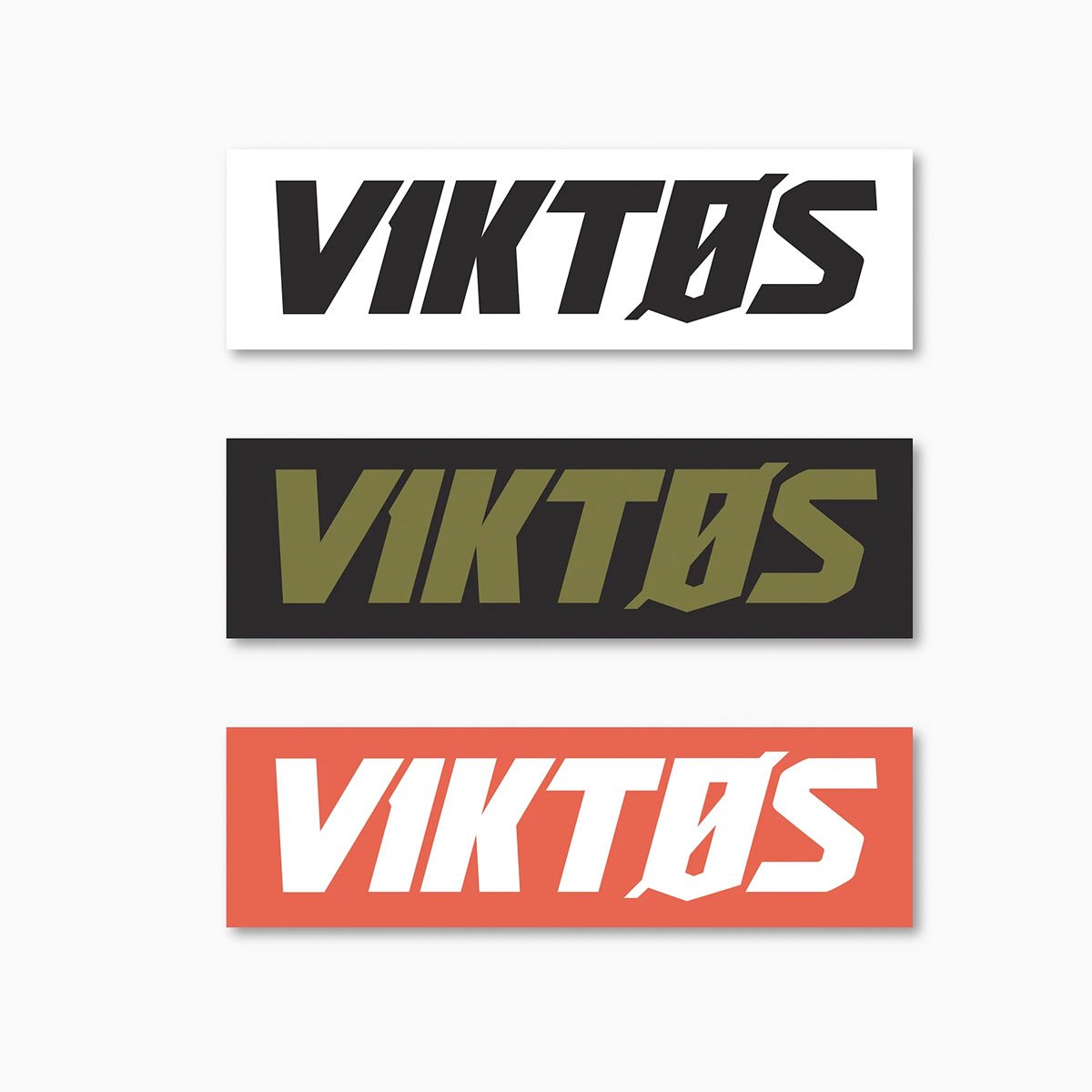 VIKTOS 4 Inches VIKTOS Sticker 3 Pack Multi Colours Outdoor Tactical Australia