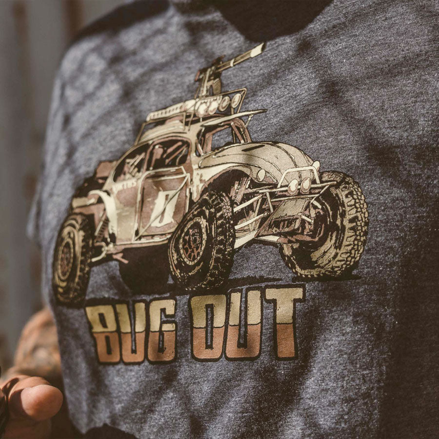 VIKTOS Big Time Bug Out Tee Charcoal Heather Outdoor Tactical Australia