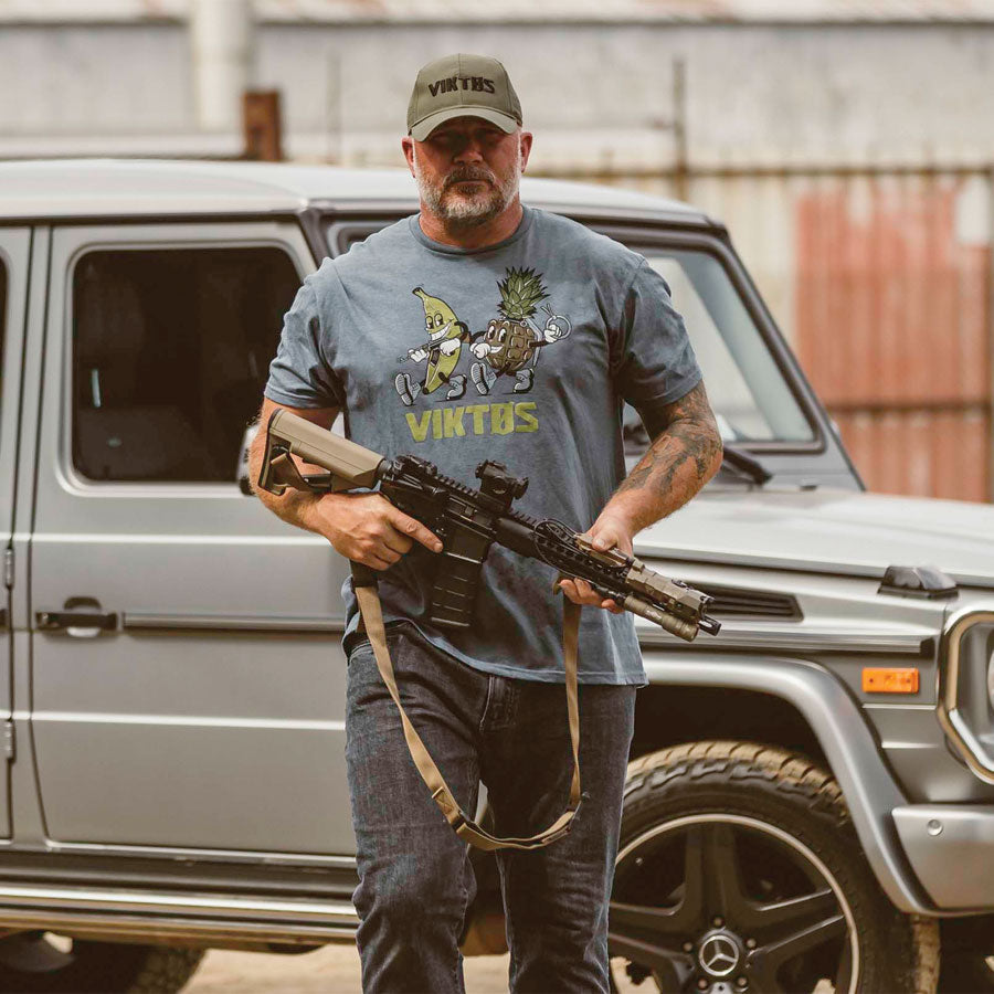 VIKTOS Forbidden Fruit Tee Charcoal Heather Outdoor Tactical Australia