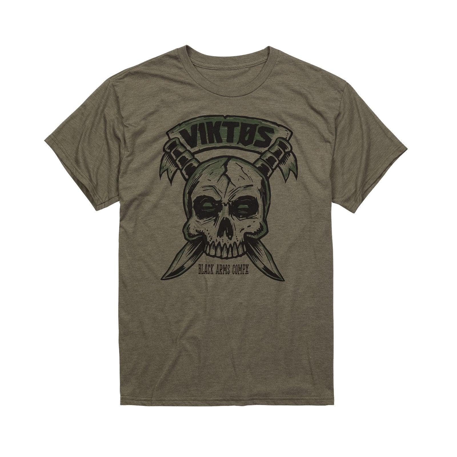 VIKTOS Kbarred Tee Olive Heather Outdoor Tactical Australia