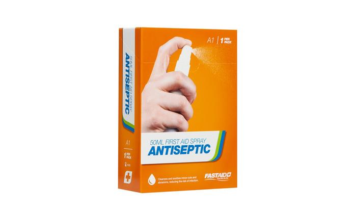 Warrior Medical FastAid A1 Antiseptic Spray 50ml First Aid Spray 1pk Outdoor Tactical Australia