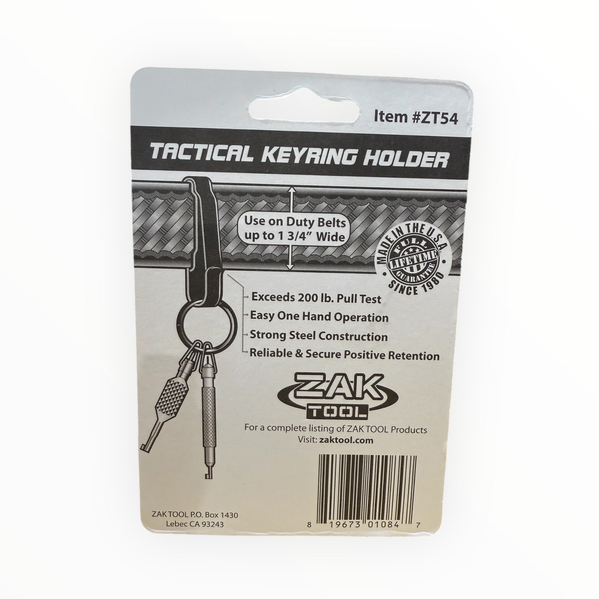 Zak Tool 54 Tactical Key Ring Holder Outdoor Tactical Australia