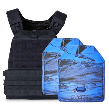 5.11 TacTec Plate Carrier [Dark Navy] & 2 X 3.97kg Rubber Training Plate