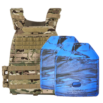 5.11 TacTec Plate Carrier [MultiCam] & 2 X 3.97kg Rubber Training Plate