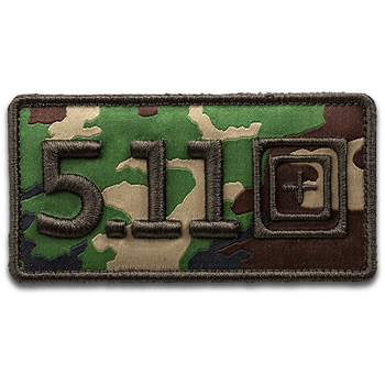 5.11 Tactical Woodland Camo Patch