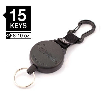 Key-Bak SECURIT: 48in Heavy Duty Kevlar Cord with Carabiner