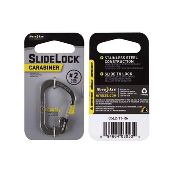 Nite Ize Carabiner Slidelock Steel Size #2