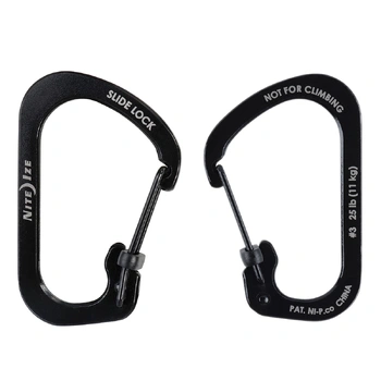 Nite Ize SlideLock Carabiner #3 - Black