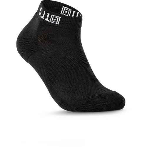 5.11 Tactical PT-R Basic Ankle Socks 6PK [Colour: Black] [Size: Small]