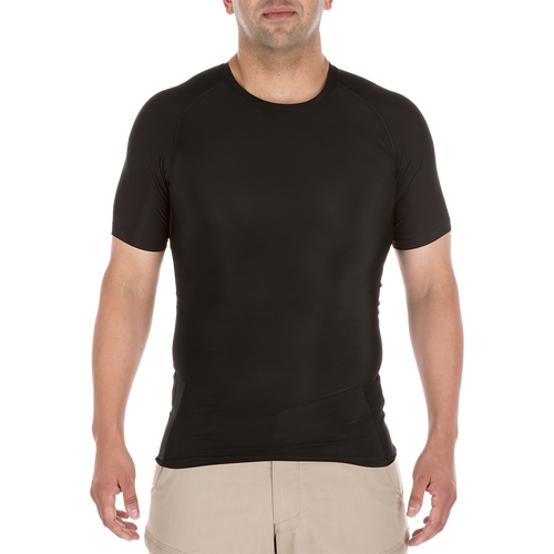 5.11 Tight Crew Short Sleeve Shirts - Black