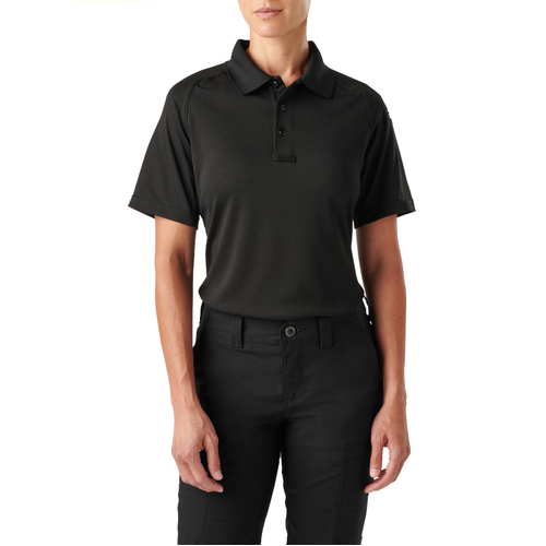 5.11 Women's Short Sleeve Performance Polo [Colour: Black] [Size: Small]