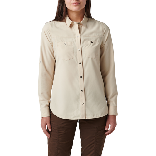 5.11 Tactical Women's Marksman L/S Shirt [Colour: Vanilla] [Size: Small]