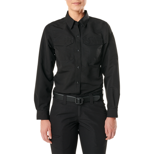 5.11 Tactical Women's Fast Tac L/S Shirt [Colour: Black] [Size: Small]