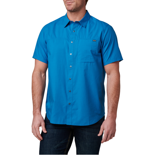 5.11 Tactical Wyatt S/S Shirt [Colour: Legion Blue] [Size: Small]