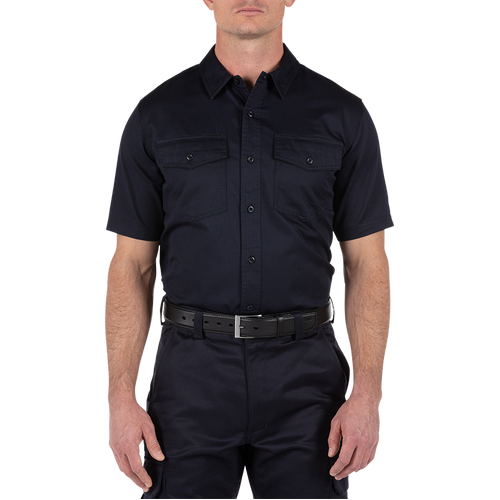 5.11 Tactical Company S/S Shirt [Colour: Fire Navy] [Size: Small]