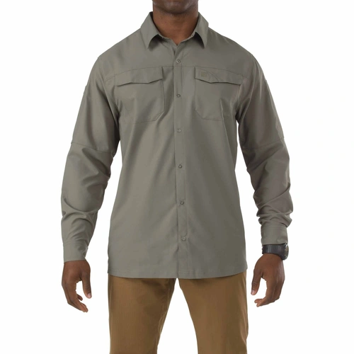 5.11 Freedom Flex Long Sleeve Shirt [Colour: Sage Green] [Size: Small]