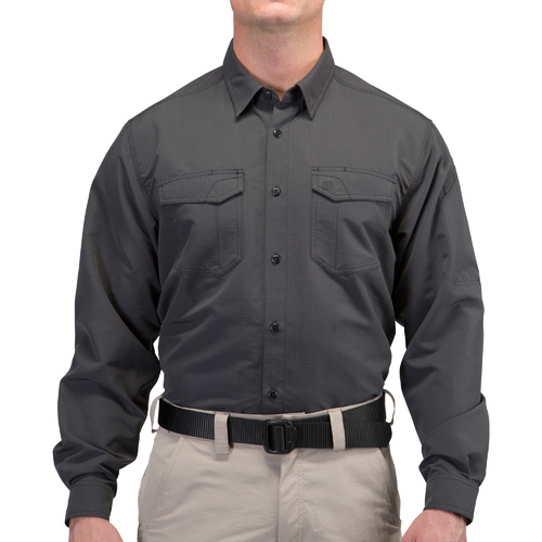 5.11 Fast-Tac Long Sleeve Shirt [Colour: Charcoal] [Size: 2X-Large]