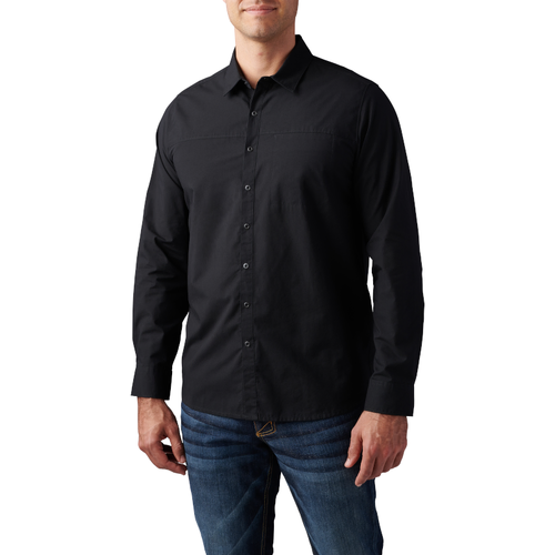 5.11 Tactical Igor L/S Shirt [Colour: Black] [Size: Small]