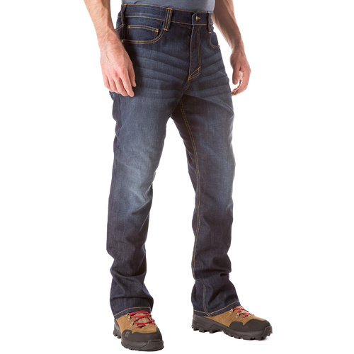 5.11 Defender-Flex Jeans - Straight Fit [Colour: Dark Wash Indigo] [Size: 34 x 32]