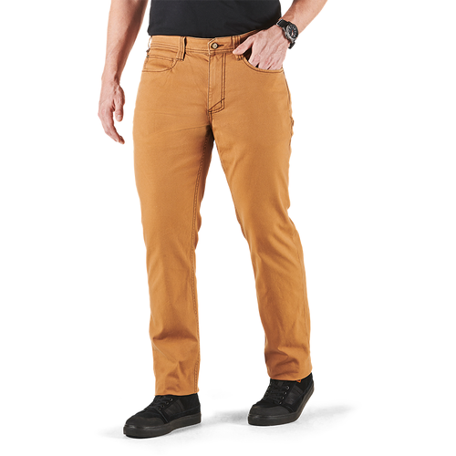 5.11 Tactical Defender-Flex Range Pant [Colour: Brown Duck] [Size (Waist x Inseam): 36 x 30]