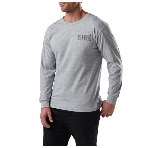 5.11 Tactical Stay Sharp L/S Tee [Colour: Grey Heather]