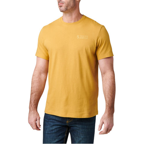 5.11 Tactical Brew Grounds S/S Tee [Colour: Old Gold] [Size: Small]