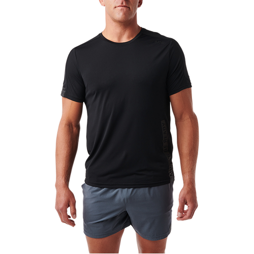 5.11 Tactical No Mercy PT-R S/S Top [Colour: Black] [Size: Small]