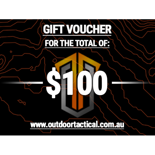 Outdoor Tactical Gift Voucher [Amount: $100]