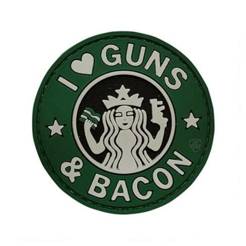 5ive Star Gear PVC Morale Patch Guns and Bacon