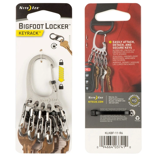 Nite-Ize BigFoot Locker KeyRack - Stainless