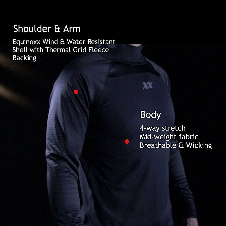 221B Tactical Equinoxx Stage 3 Ultra-Thermal Base Layer Black Outdoor Tactical Australia