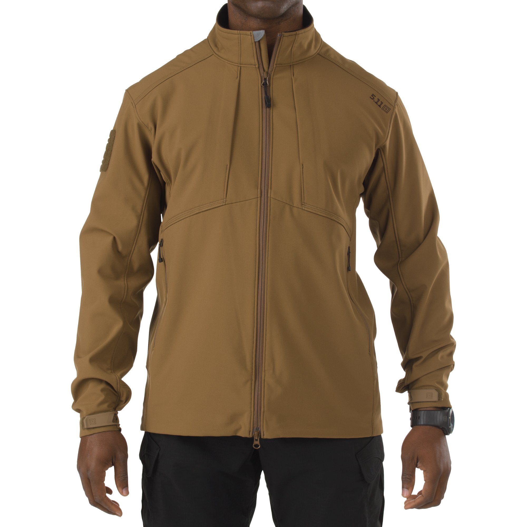 5.11 Sierra Softshell Jacket Battle Brown Small Outdoor Tactical Australia
