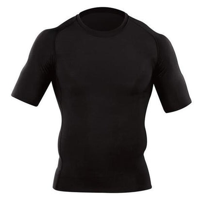 5.11 Tactical Antimicrobial Tight Crew Short Sleeve Shirt Black Outdoor Tactical Australia