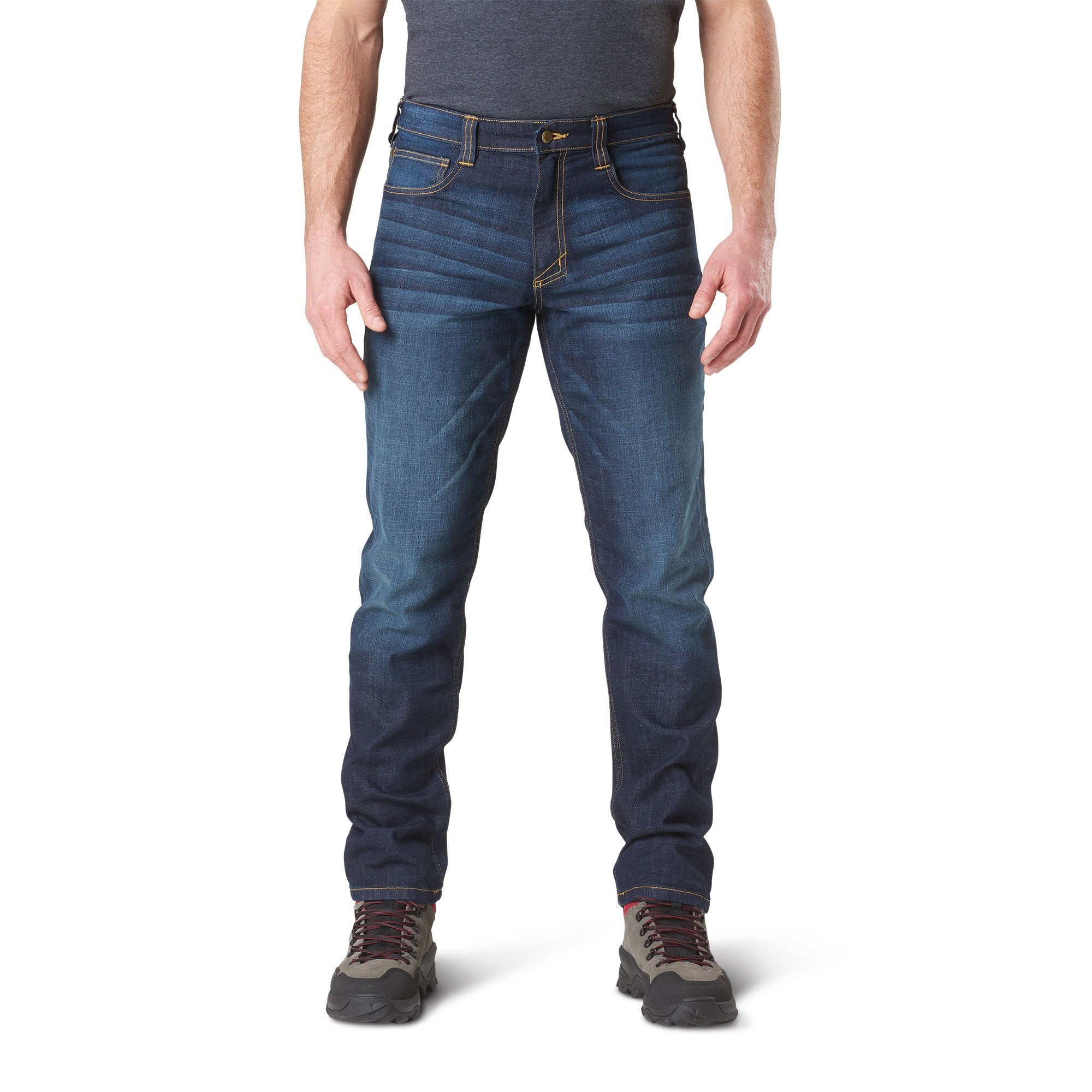 5.11 Tactical Defender Flex Slim Jeans Dark Wash Indigo 28 30 Outdoor Tactical Australia