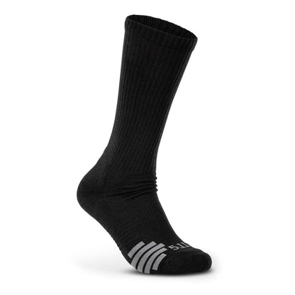 5.11 Tactical Duty Ready Plus OTC Socks Pack of 3 Black Small Outdoor Tactical Australia