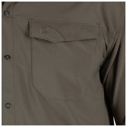 5.11 Tactical Freedom Flex Woven Short Sleeve Shirt Peacoat Outdoor Tactical Australia
