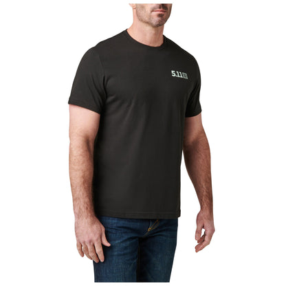 5.11 Tactical Overwatch Tee Black Outdoor Tactical Australia