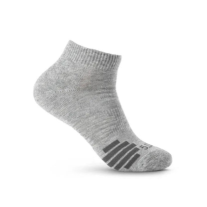 5.11 Tactical PT-R Plus Ankle Socks (3-Pack) Heather Grey Small Outdoor Tactical Australia
