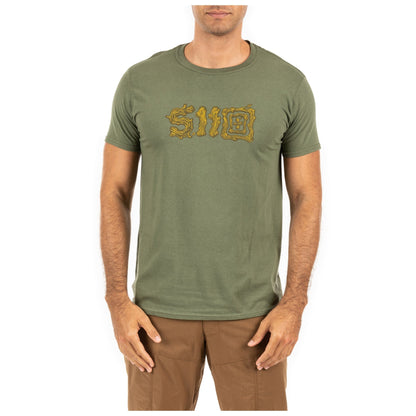 5.11 Tactical Sticks And Stones Tee Military Green Small Outdoor Tactical Australia