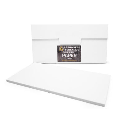 Arrowhead Forensics Sole Print Inkless Shoe Print Replacement Sensitized Paper 8x16 inches 100 pack Outdoor Tactical Australia