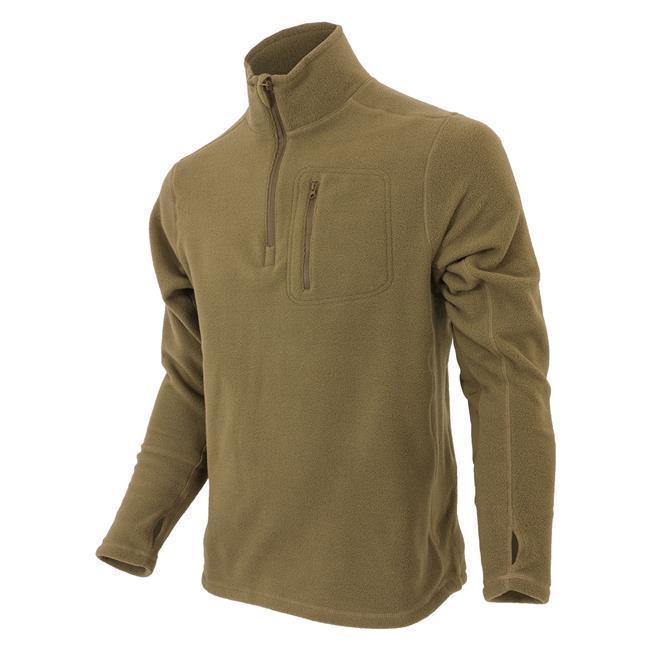Condor 1/4 Zip Fleece Pullover Coyote Brown Small Outdoor Tactical Australia