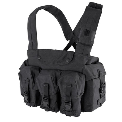 Condor 7 Pocket Chest Rig Black Outdoor Tactical Australia