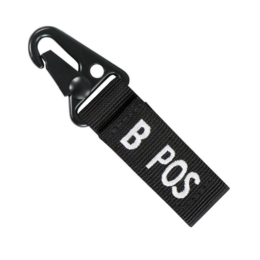 Condor Blood Type Key Chain Black B Positive Outdoor Tactical Australia