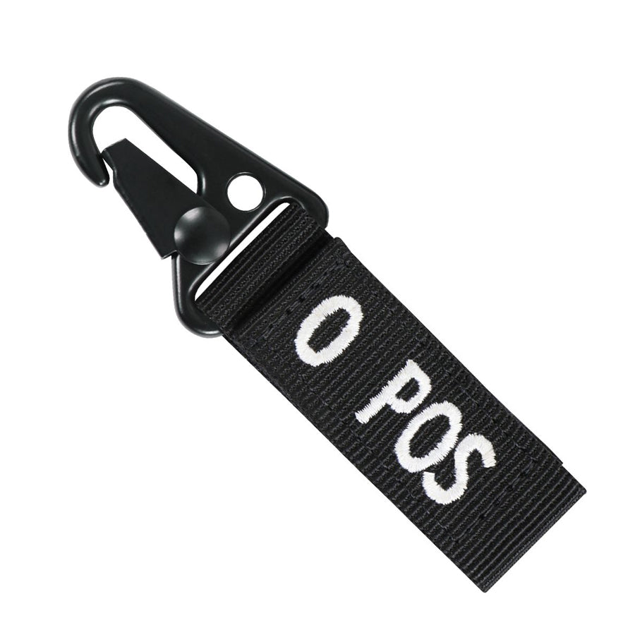 Condor Blood Type Key Chain Black O Positive Outdoor Tactical Australia