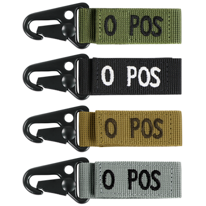Condor Blood Type Key Chain Outdoor Tactical Australia